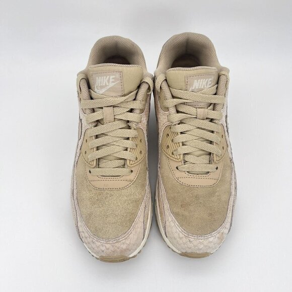 Nike Air Max 90 Linen Sail Snake" 896497-200 Women Size 8.5 Running Old Fashion - Picture 4 of 12